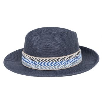 Chapeau papier ruban large