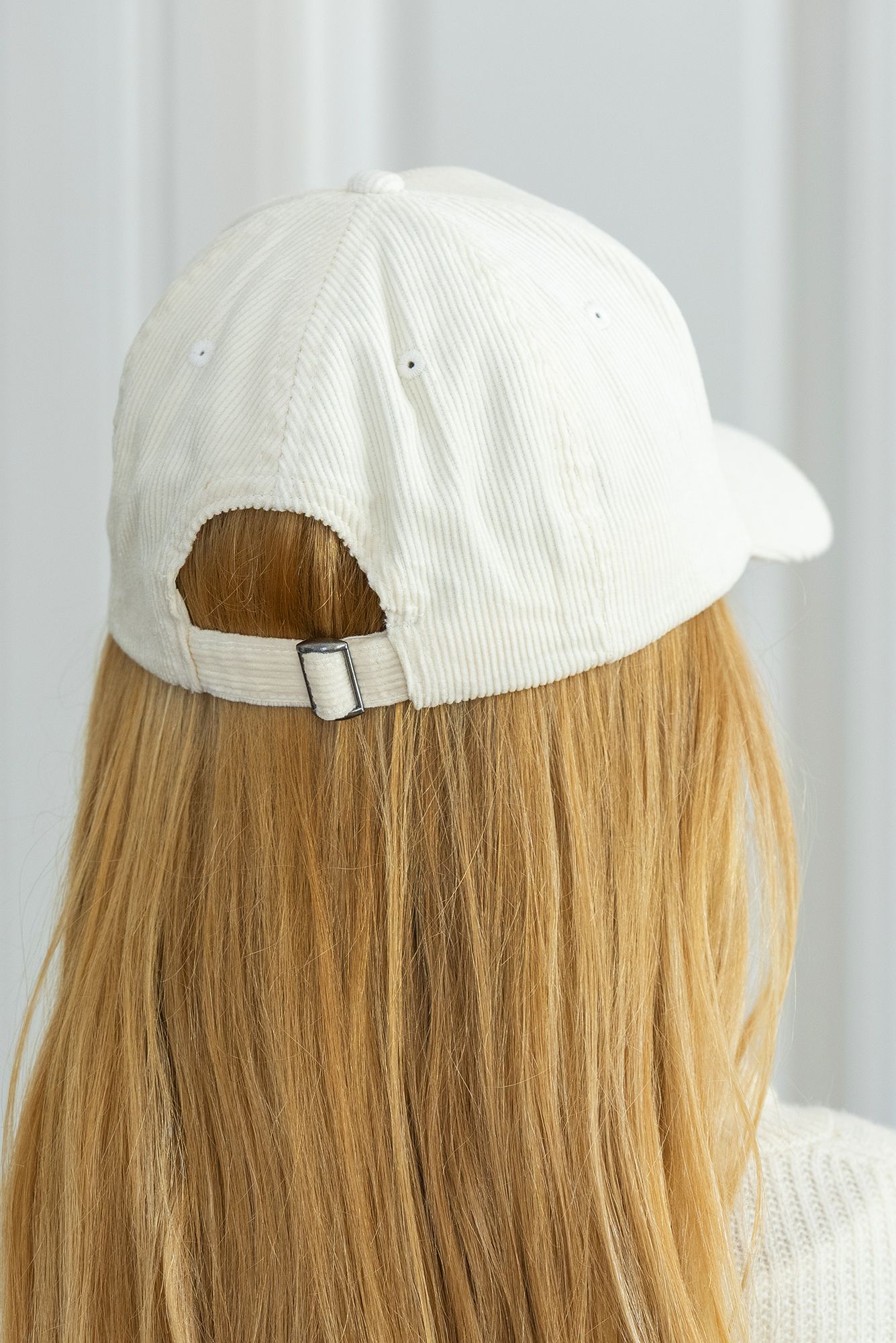 Casquette velours écoresponsable