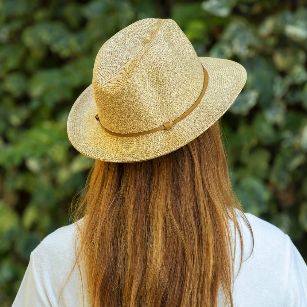 CHAPEAU PAPIER LIEN CUIR