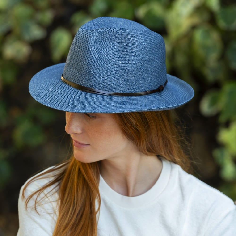 CHAPEAU PAPIER LIEN CUIR