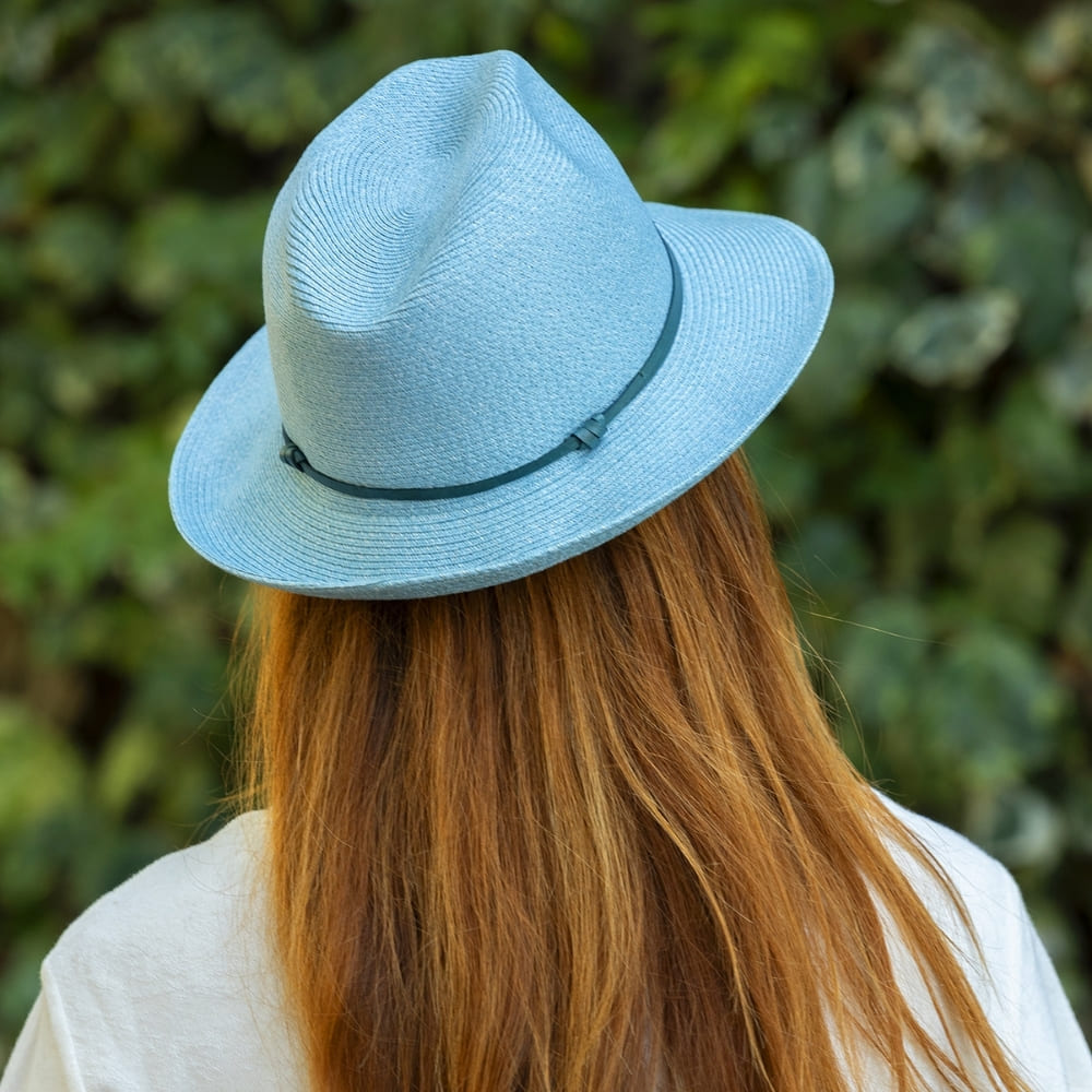 CHAPEAU PAPIER LIEN CUIR