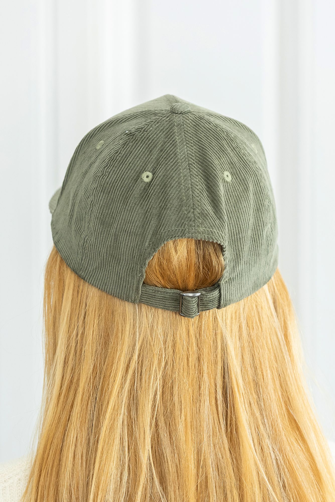 Casquette velours écoresponsable