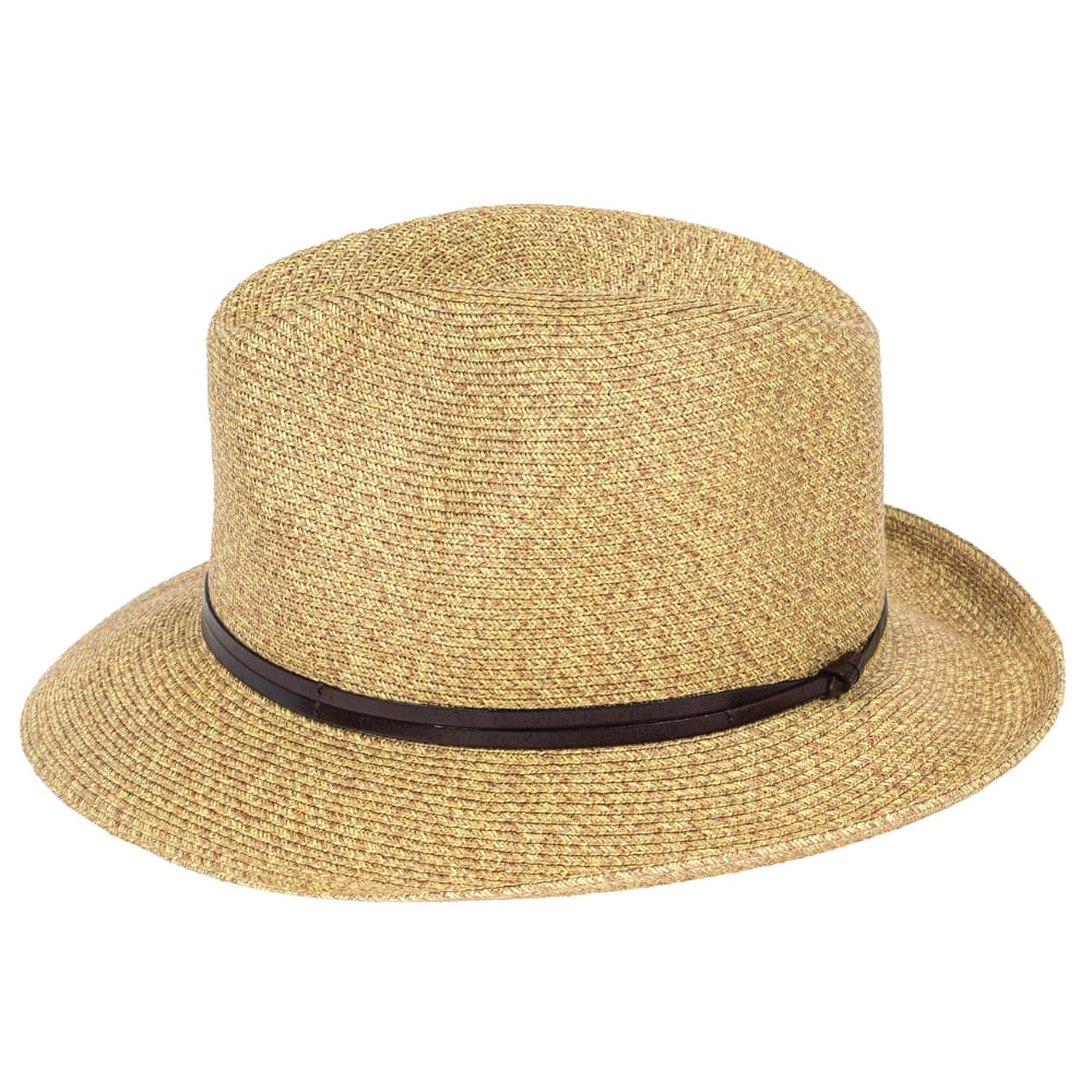 CHAPEAU PAPIER LIEN CUIR