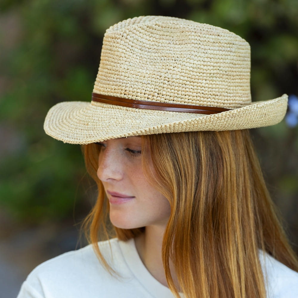 RAFFIA HAT
