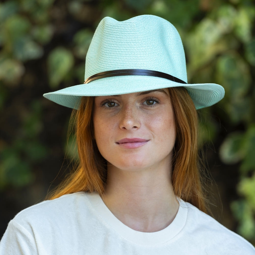 CHAPEAU PAPIER LIEN CUIR