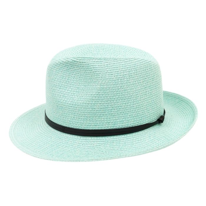 CHAPEAU PAPIER LIEN CUIR