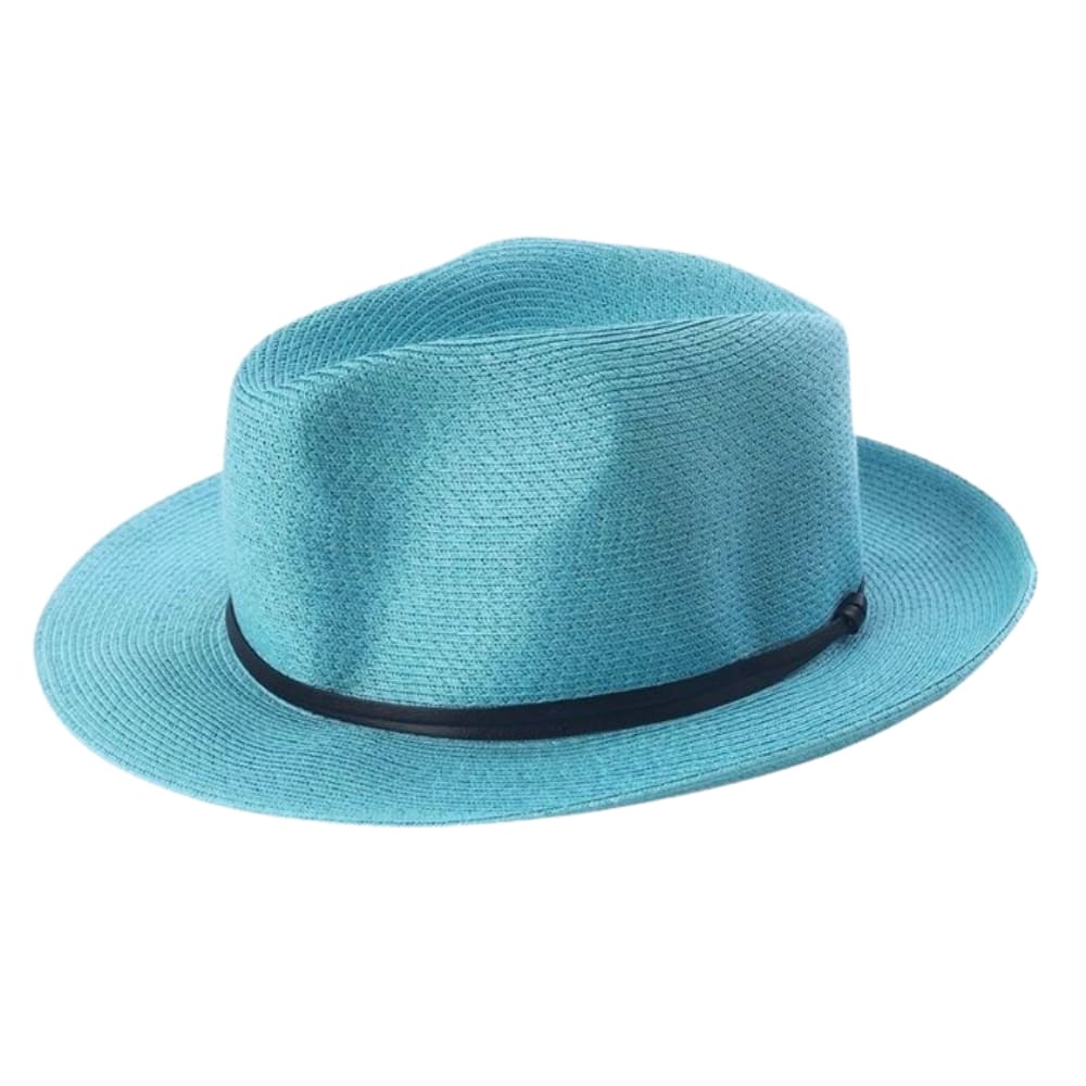 CHAPEAU PAPIER LIEN CUIR