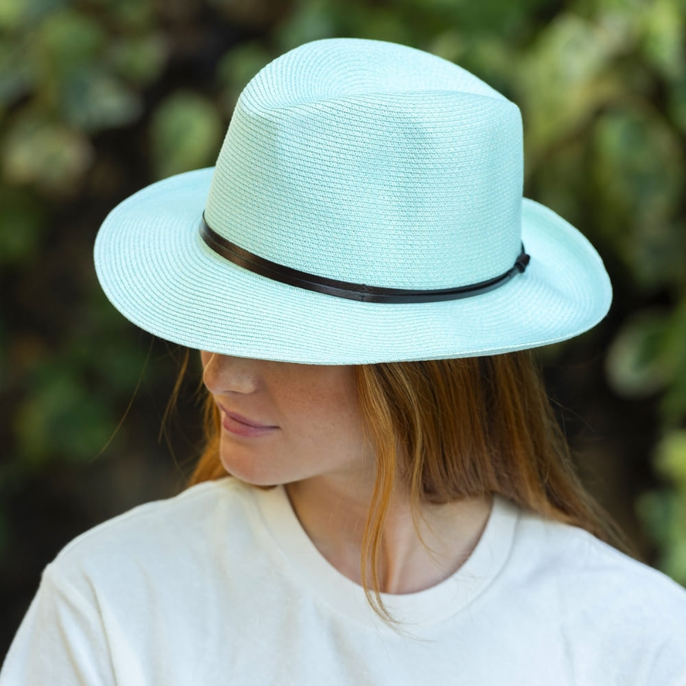 CHAPEAU PAPIER LIEN CUIR