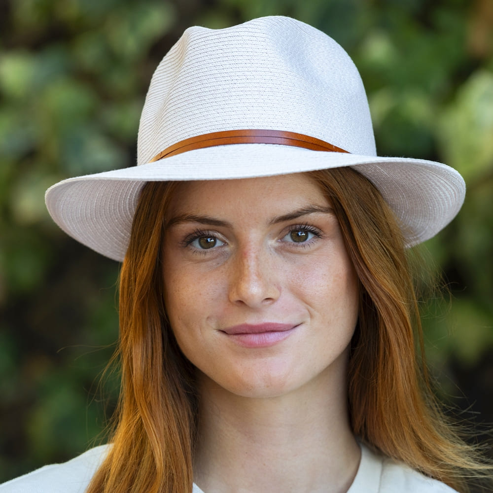 CHAPEAU PAPIER LIEN CUIR