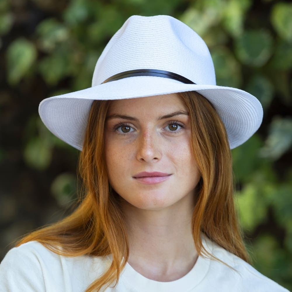 CHAPEAU PAPIER LIEN CUIR