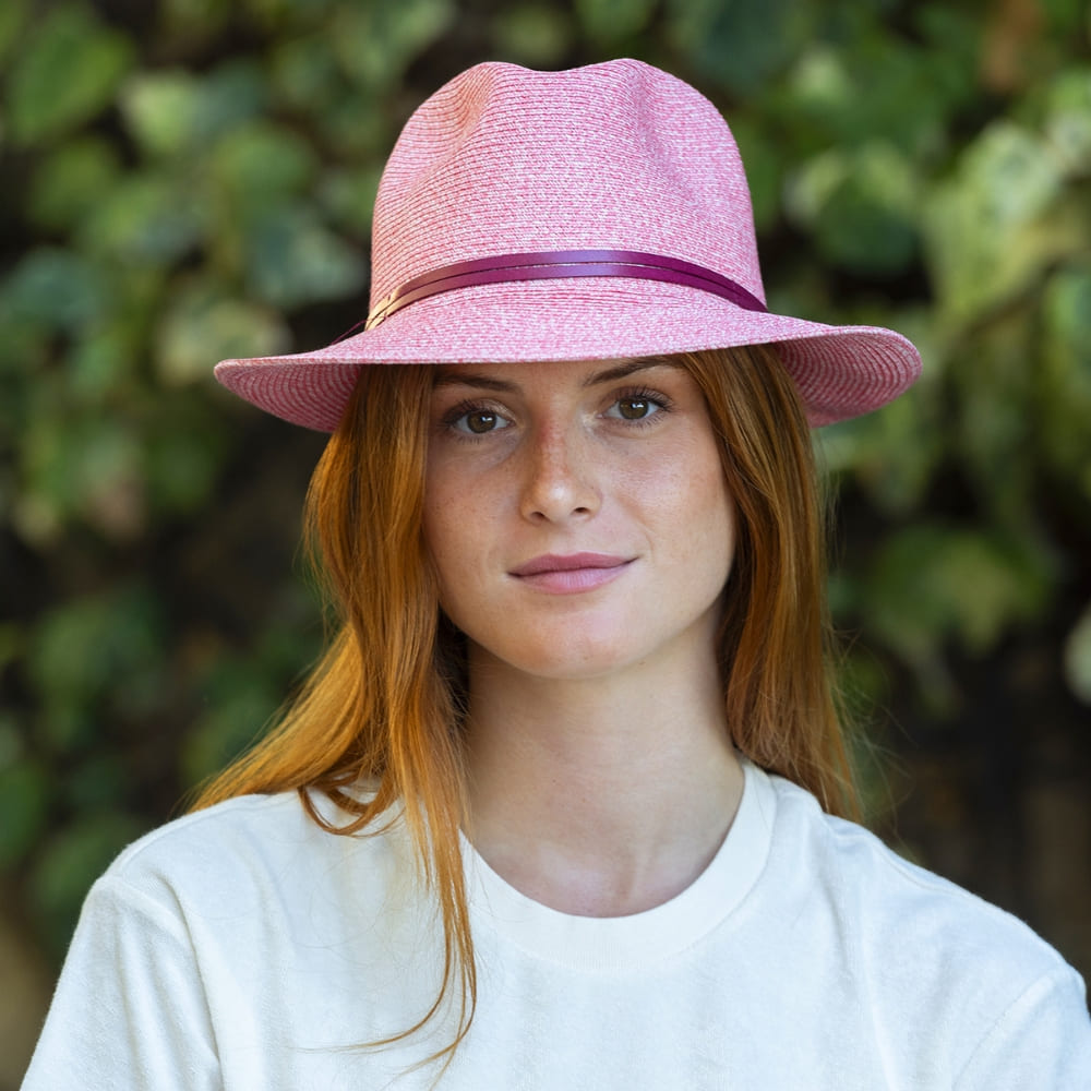 CHAPEAU PAPIER LIEN CUIR