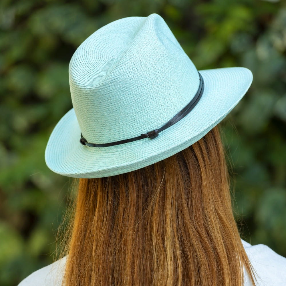 CHAPEAU PAPIER LIEN CUIR