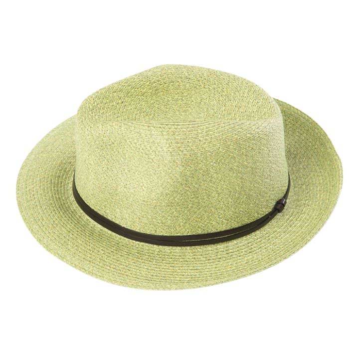 CHAPEAU PAPIER LIEN CUIR