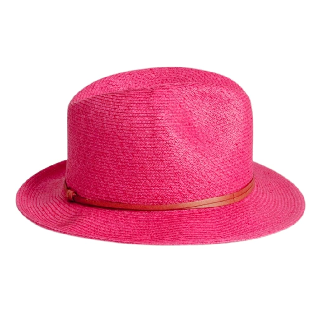 CHAPEAU PAPIER LIEN CUIR