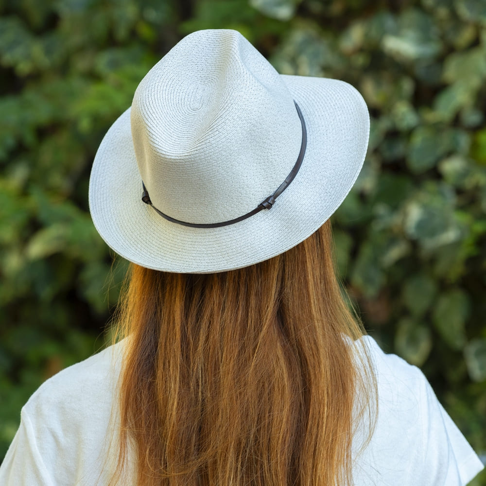 CHAPEAU PAPIER LIEN CUIR