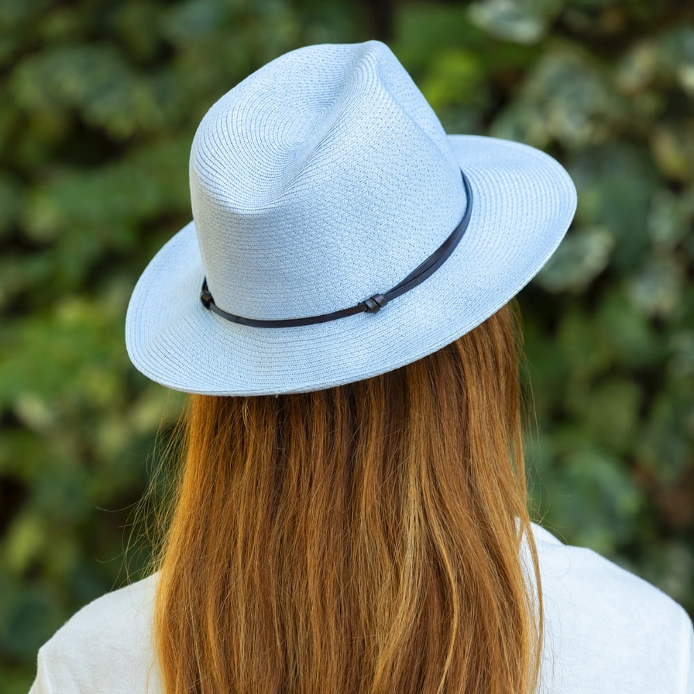 CHAPEAU PAPIER LIEN CUIR