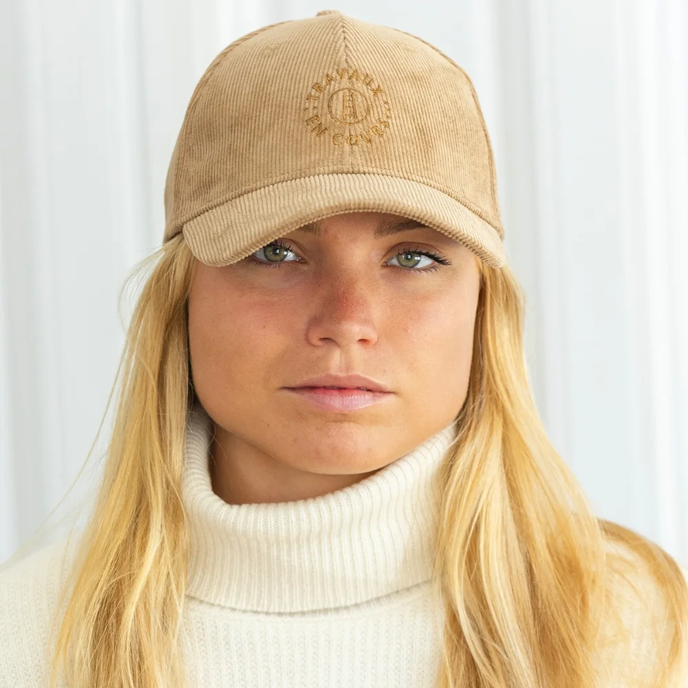 Casquette velours écoresponsable