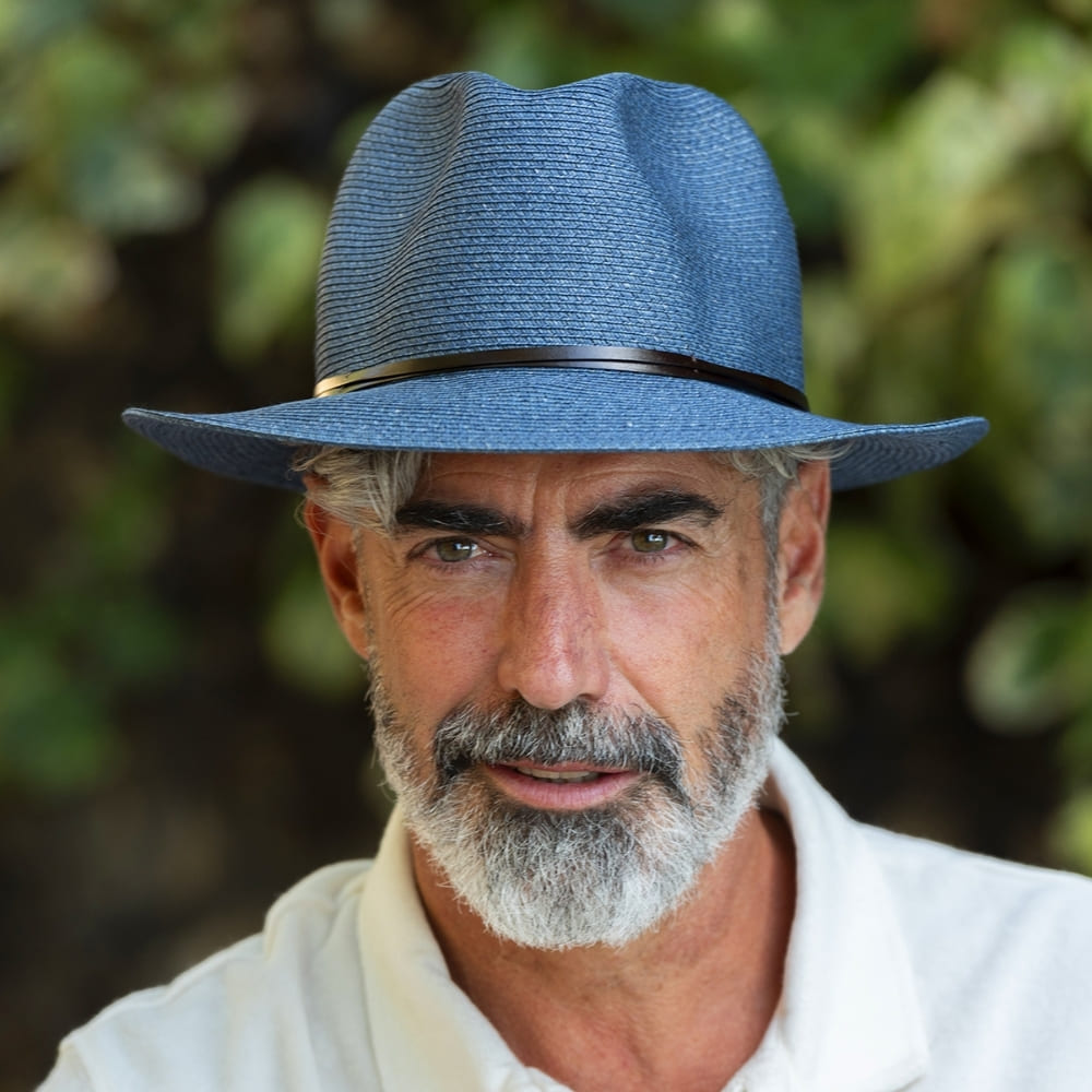 CHAPEAU PAPIER LIEN CUIR