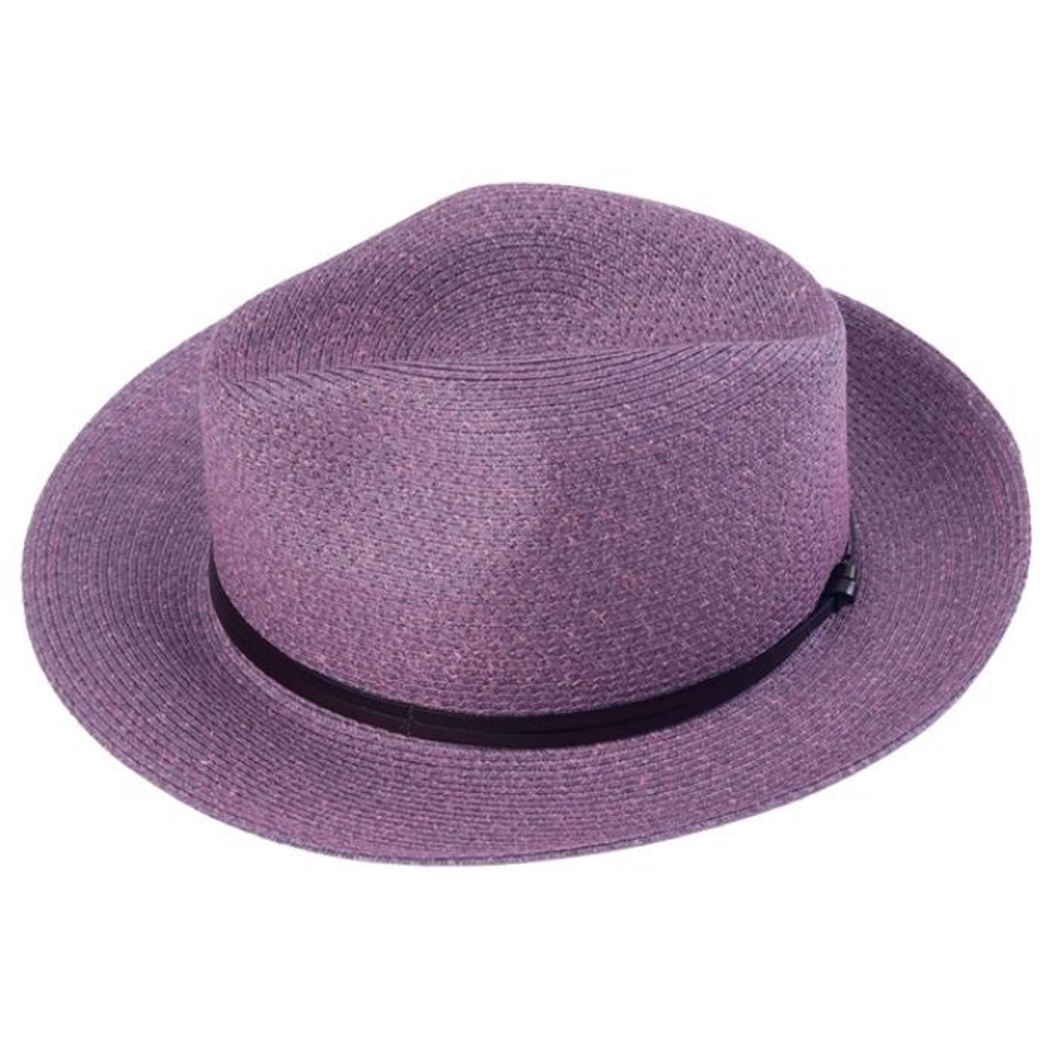 CHAPEAU PAPIER LIEN CUIR