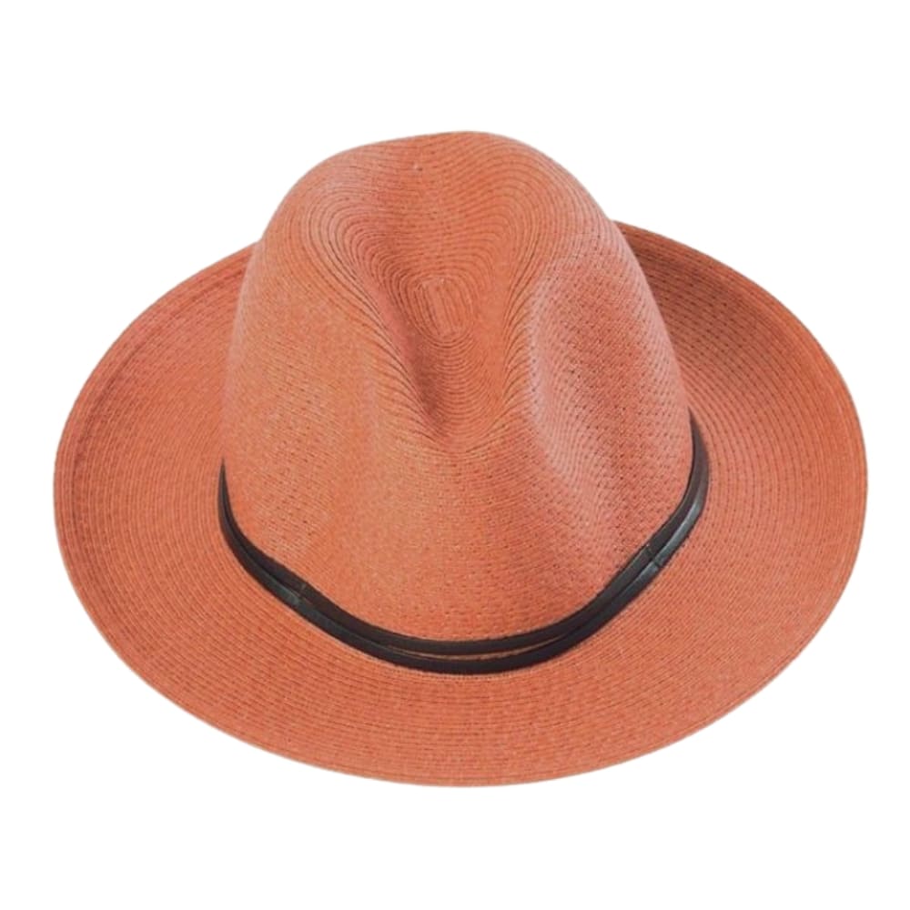 CHAPEAU PAPIER LIEN CUIR
