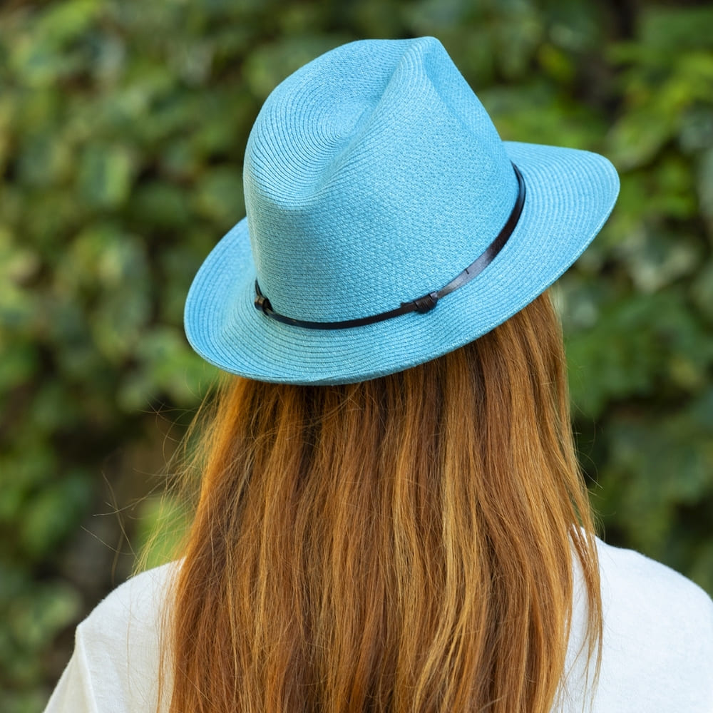 CHAPEAU PAPIER LIEN CUIR