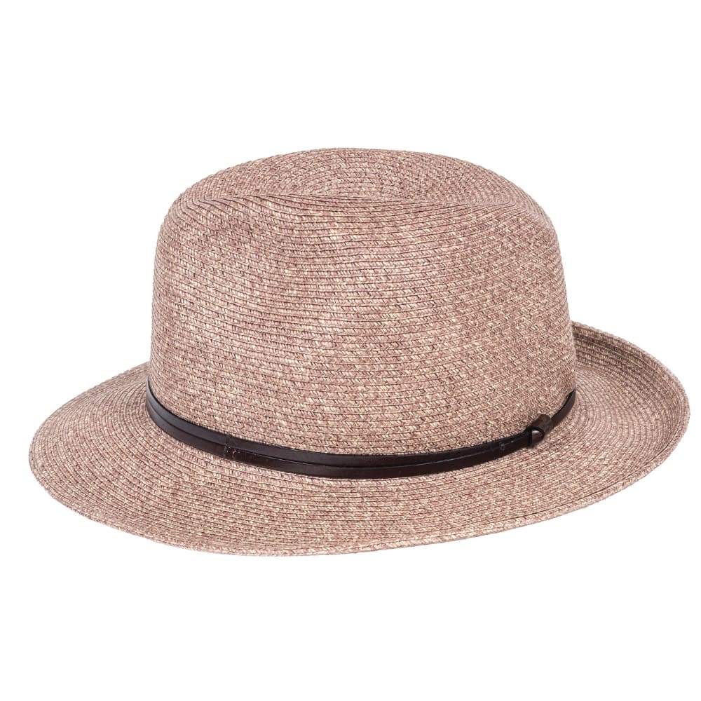 CHAPEAU PAPIER LIEN CUIR