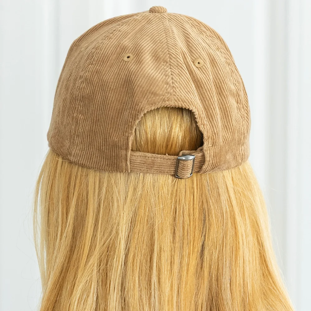 Casquette velours écoresponsable