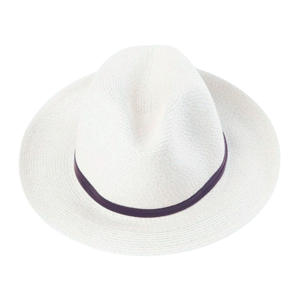 CHAPEAU PAPIER LIEN CUIR