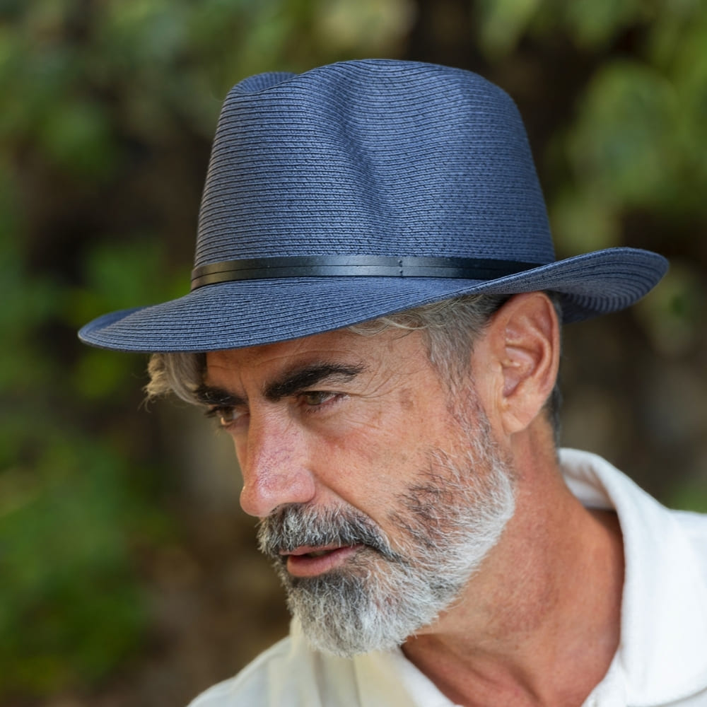 CHAPEAU PAPIER LIEN CUIR