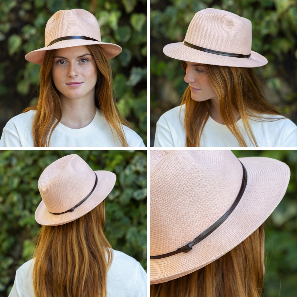 CHAPEAU PAPIER LIEN CUIR