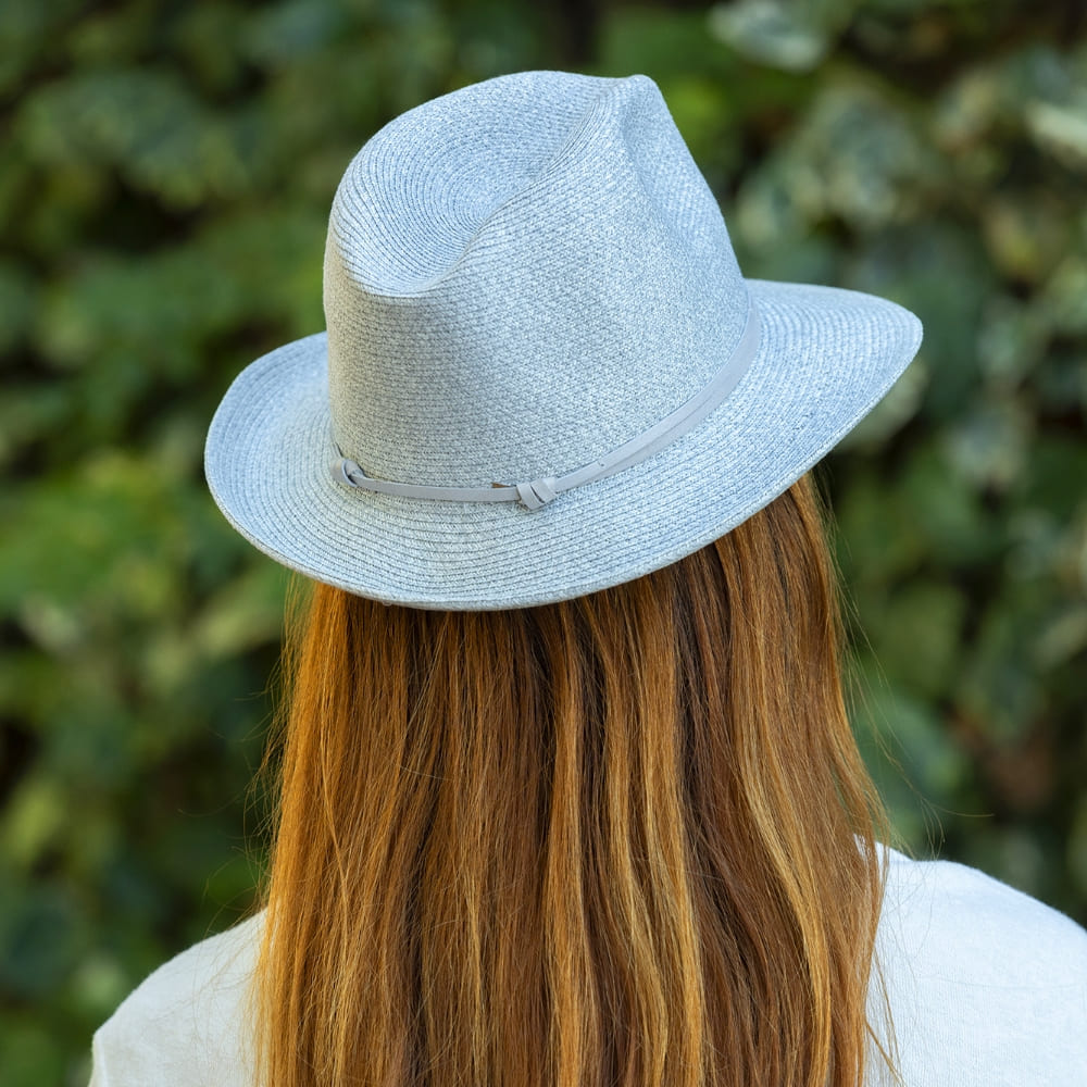 CHAPEAU PAPIER LIEN CUIR