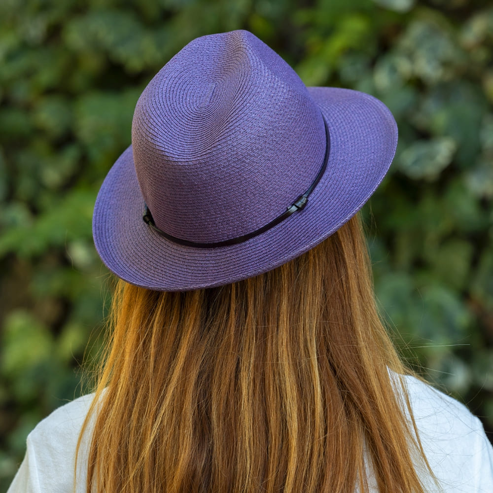 CHAPEAU PAPIER LIEN CUIR