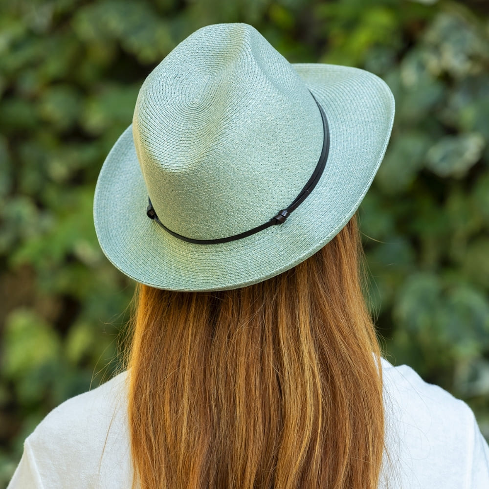 CHAPEAU PAPIER LIEN CUIR