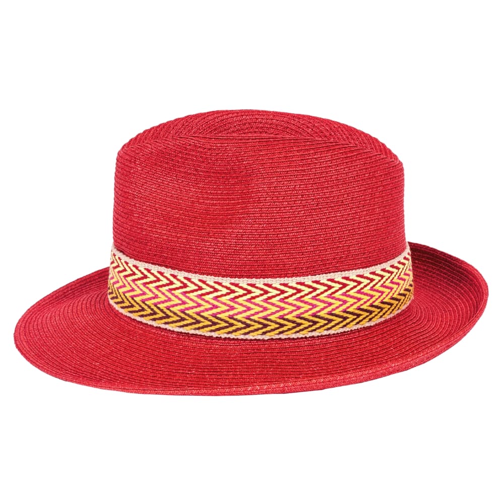 Chapeau papier ruban large