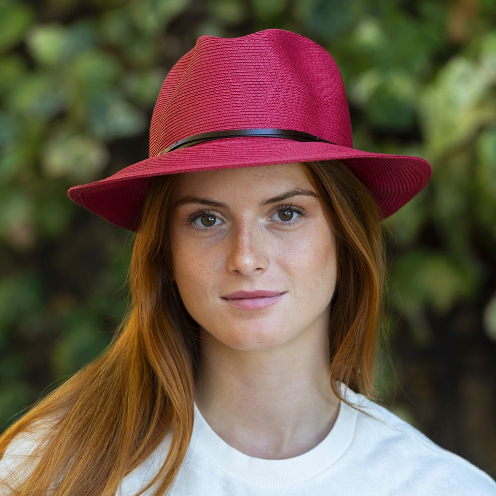 CHAPEAU PAPIER LIEN CUIR