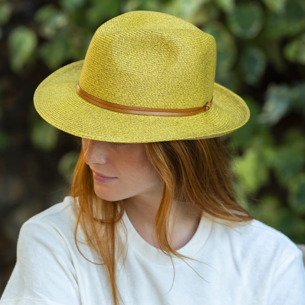 CHAPEAU PAPIER LIEN CUIR