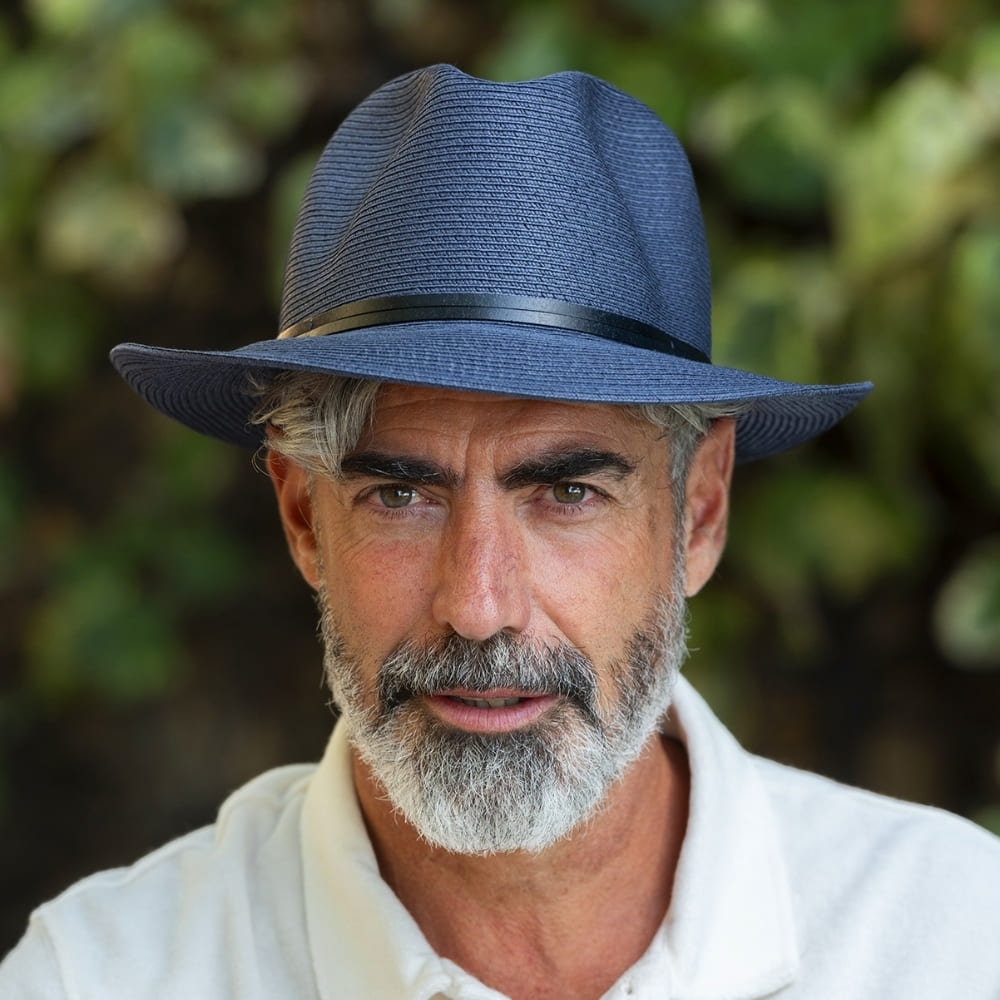 CHAPEAU PAPIER LIEN CUIR