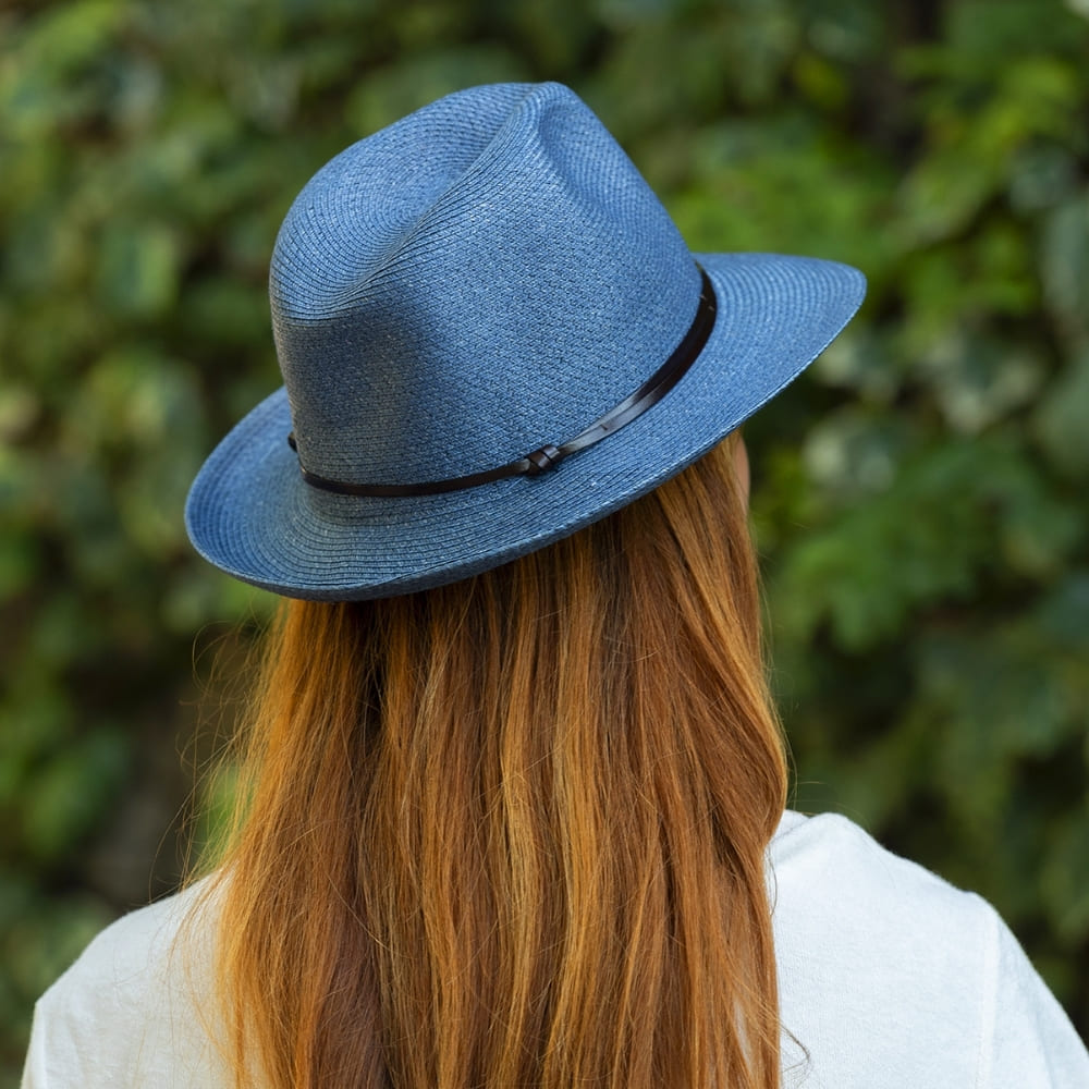 CHAPEAU PAPIER LIEN CUIR