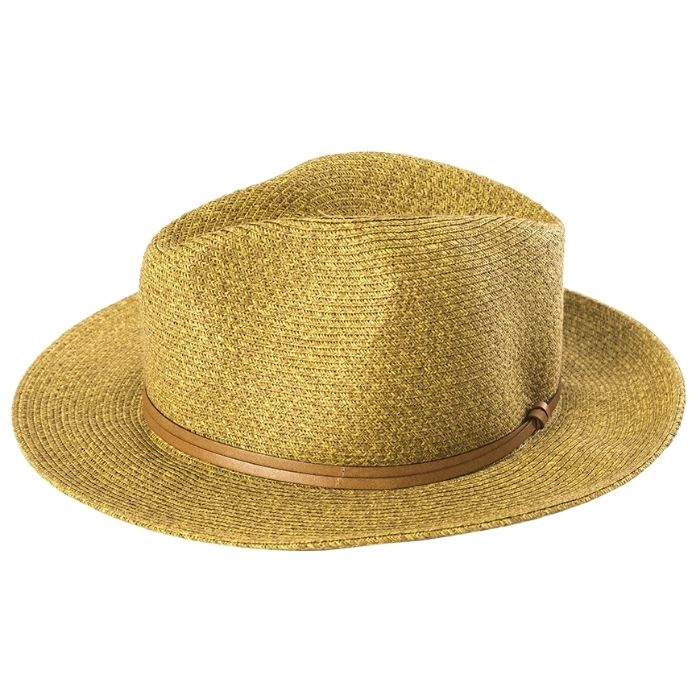 CHAPEAU PAPIER LIEN CUIR