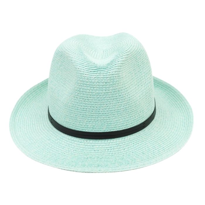 CHAPEAU PAPIER LIEN CUIR
