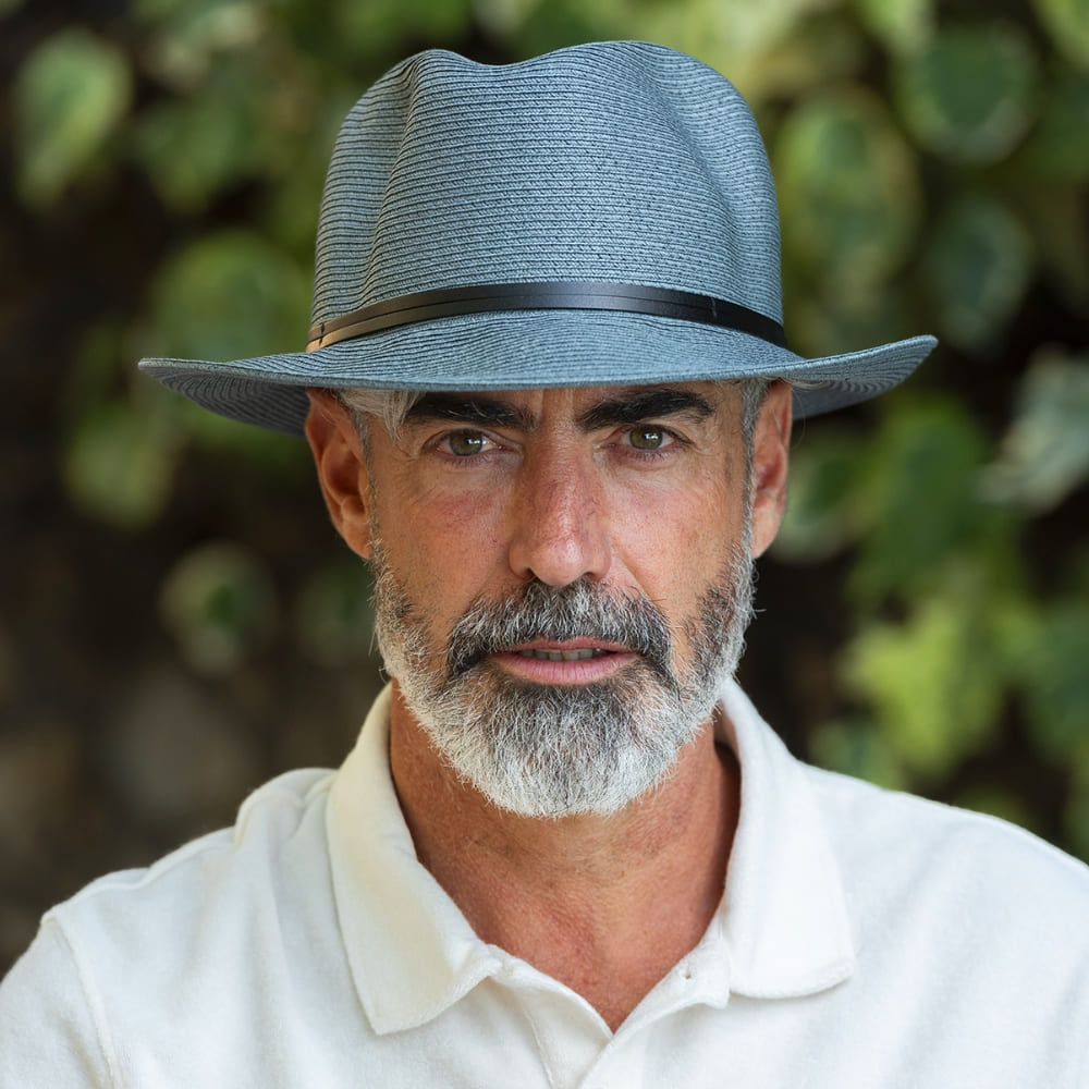 CHAPEAU PAPIER LIEN CUIR