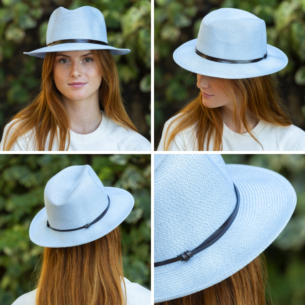 CHAPEAU PAPIER LIEN CUIR