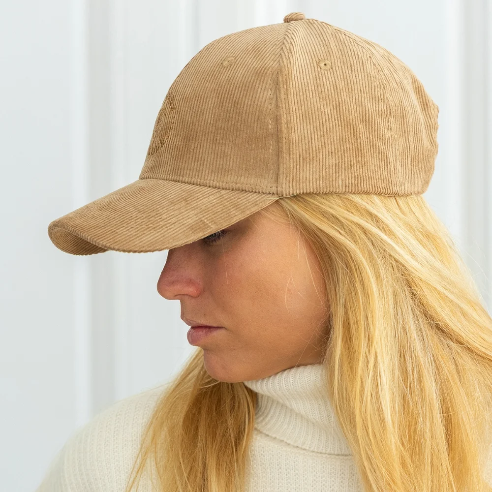 Casquette velours écoresponsable