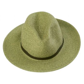 CHAPEAU PAPIER LIEN CUIR