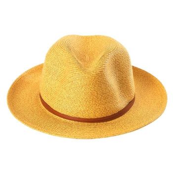 CHAPEAU PAPIER LIEN CUIR