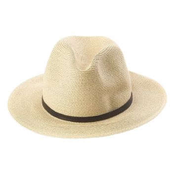 CHAPEAU PAPIER LIEN CUIR