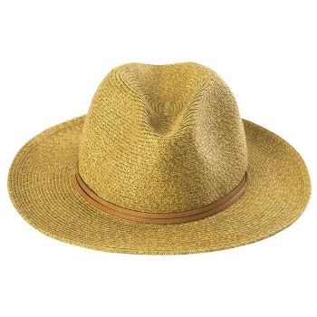 CHAPEAU PAPIER LIEN CUIR
