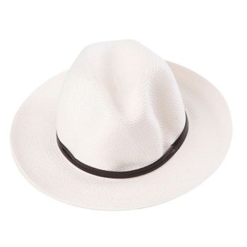 CHAPEAU PAPIER LIEN CUIR