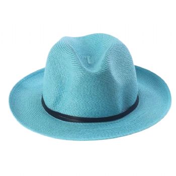 CHAPEAU PAPIER LIEN CUIR