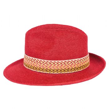 Chapeau papier ruban large